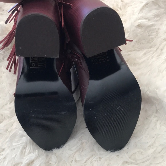 NEW Aldo fringe short boots Sz 6.5 - Picture 6 of 9